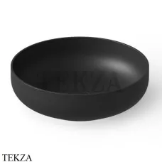 Dea Design Washbasins Раковина настольная D40 см Solid Surface DD9101 400 16, Black №16