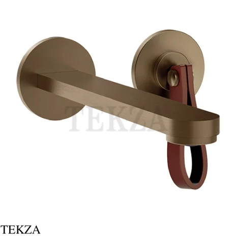 Gessi Pelle Laccetto Смеситель для раковины, внешняя часть, 78488-447, Red Cherry/Coffee Bronze Br. PVD
