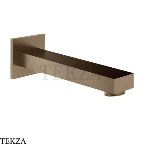 Gessi Inverso RIGATO Излив для ванны на стену 73103-761, Coffee Bronze Brushed PVD