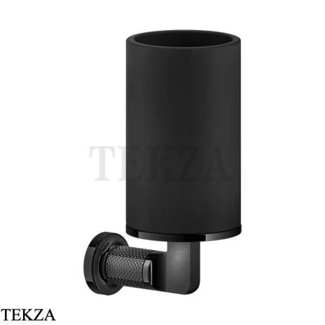 Gessi INCISO accessories Стакан настенный для зубных щеток, черный 58508-706, Black Metal
