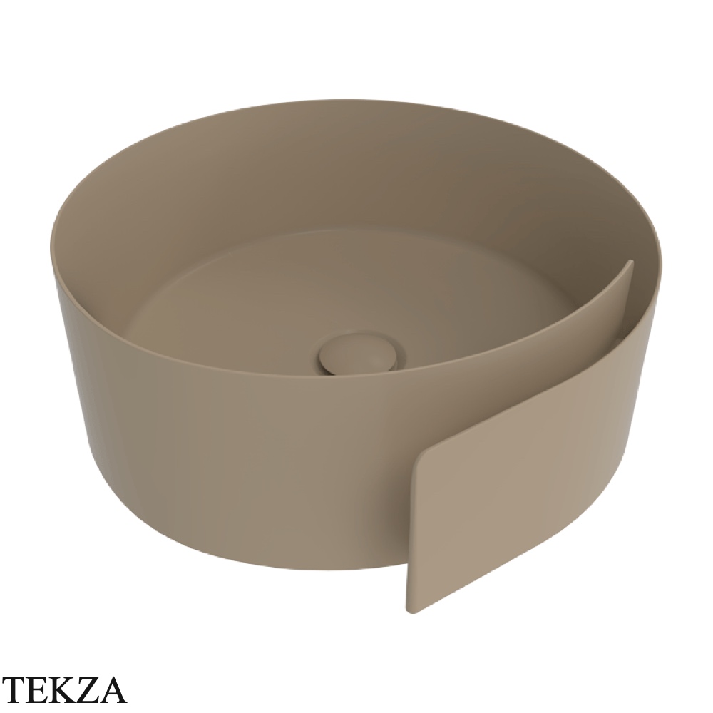 Flaminia Roll раковина накладная 44×44×17 см, бежевый Argilla матовый