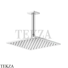 Gessi RILIEVO Потолочная душевая лейка с кронштейном под размер 59159-031, хром глянец