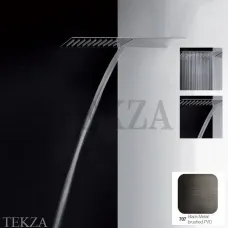 Gessi Private Wellness TREMILLIMETRI Верхний душ, 2 функции 33063-707, Black Metal Brushed