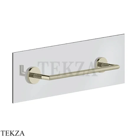 Gessi INGRANAGGIO Полотенцедержатель для крепления на стекло, 30 см 63924-720, Nickel PVD
