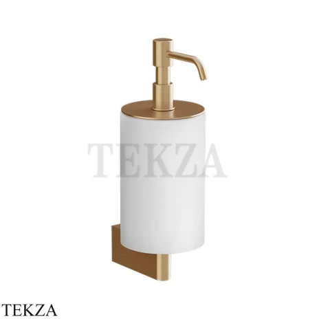 Gessi Origini Дозатор для жидкого мыла настенный, белый 66413-726, Warm Bronze Br. PVD