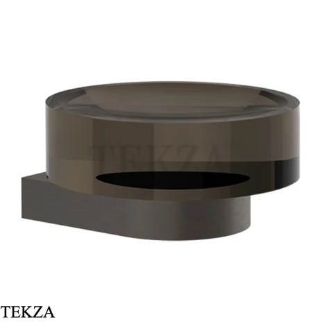 Gessi Perle Мыльница настенная, круглая 74812-707, black хром Brush