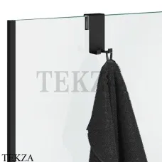 Decor Walther CONTRACT DH 2 Крючок для душевой двери 0902060, черный матовый Decor Walther CONTRACT DH 2 Крючок для душевой двери 0902060, черный матовый