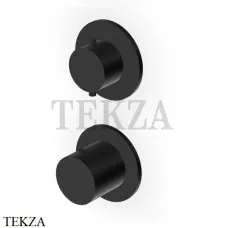 Zucchetti Helm Термостат для душа на 1 поток, внешняя часть ZHE801.XP81, brushed total black PVD