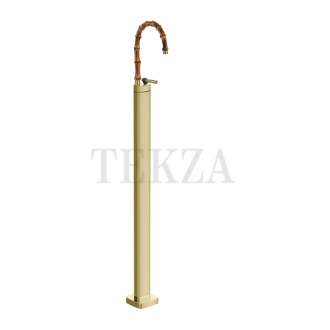 Gessi Jacqueline Смеситель для раковины напольный, внешняя часть 77095-710, шампань глянец