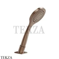 Gessi RILIEVO Душевой комплект на борт ванны, лейка, шланг 59127-708, Copper Brushed
