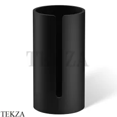 Decor Walther Stone Black RRB Корзина для запасных рулонов туалетной бумаги 0971660, черный матовый