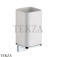 Bagno & Associati Altissima Стакан подвесной, керамика белая AT 142 51, хром глянец