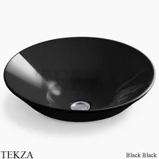 Kohler Conical Bell Black Black Раковина накладная K-2200-7, черный глянец