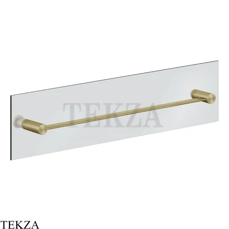 Gessi 316 ACCESSORIES Полотенцедержатель для крепления на стекло, 60 см 54925-727, Brushed Brass PVD
