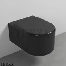 Cielo Itaca Унитаз подвесной, без ободка, сиденье микролифт ITVSK N, черный глянец