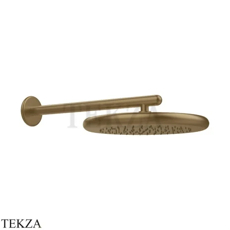 Gessi Goccia Душевая лейка 30,0 с настенным креплением 33756-791, Deep Bronze Br. PVD