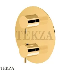 Newform XT Термостат для душа 2,3,4,5 потока, внешняя часть, 67608E.61.020, PVD Glossy gold
