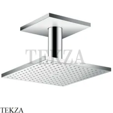 Axor ShowerSolutions Верхний душ квадратный 2jet, с потолочным держателем 35312000, хром глянец