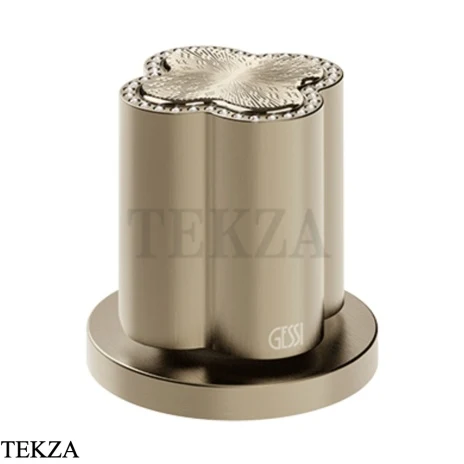 Gessi Ludovica Смеситель-рычаг управления для излива crystals 76300-149, нерж. сталь Brush / никель Brushed