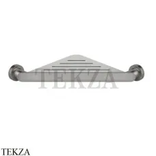Gessi Emporio Полка-решетка для ванны и душа угловая 38861-149, Finox Brushed Nickel Gessi Emporio Полка-решетка для ванны и душа угловая 38861-149, Finox Brushed Nickel