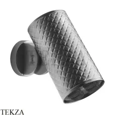 Gessi 316 SPOTWATER INTRECCIO Душевая головка настенного крепления, многоструйная 57211-707, Black Metal Brushed