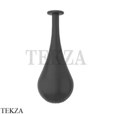 Gessi Goccia Потолочная каплевидная душевая лейка 33751-299, черный матовый