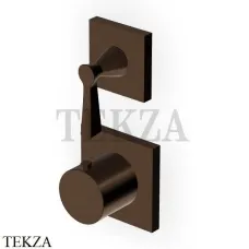 Zucchetti Bellagio Термостат для душа, 2-3 выхода, внешняя часть ZB2806.P21, brushed chocolate PVD