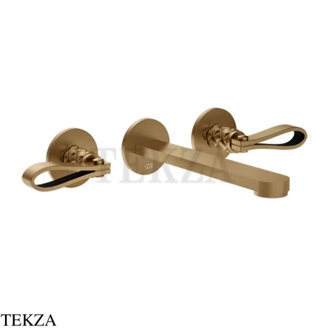 Gessi Pelle Laccetto Смеситель для раковины, внешняя часть, 78390-791, Deep Bronze Brushed PVD