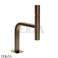 Gessi Incastri Смеситель для раковины, без гарнитура 75202-761, Coffee Bronze Brushed PVD