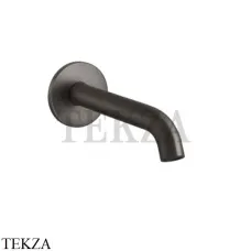 Gessi 316 FLESSA Излив для раковины настенный средней длины 54010-707, Black Metal Brushed Gessi 316 FLESSA Излив для раковины настенный средней длины 54010-707, Black Metal Brushed