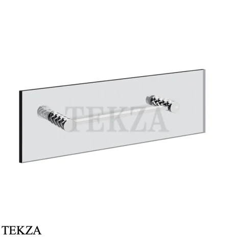 Gessi Pelle Tresse Полотенцедержатель для крепления на стекло, 30 см 78611-031, Хром глянец