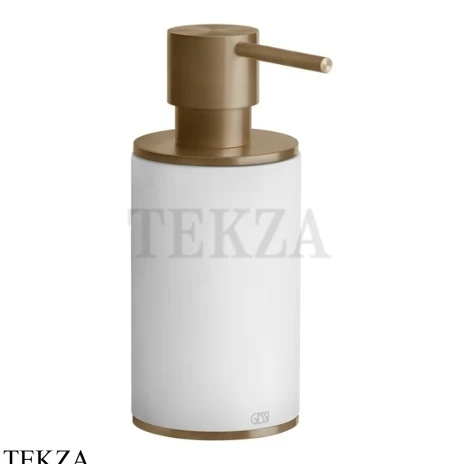 Gessi 316 ACCESSORIES Дозатор для жидкого мыла или лосьона, композит белый 54737-791, Deep Bronze Brushed PVD