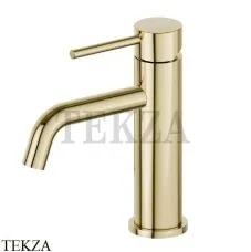 Newform XT Смеситель для раковины 125, без гарнитура 4208.61.020, PVD Glossy gold