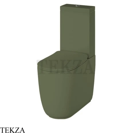 Kerasan Nolita Унитаз моноблок, с креплением WB5N, с сиденьем, 531711 Geberit, verde matt