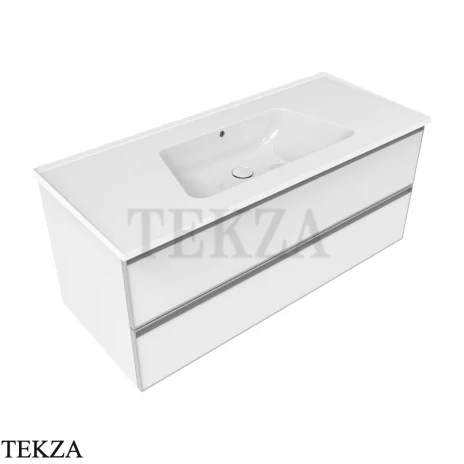 Flaminia Bloom тумба подвесная Cubika без раковины 120×50×50 см, 2 ящика, белый матовый