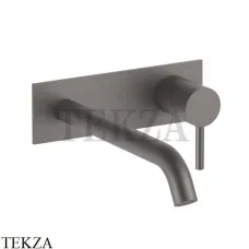 Fantini Nostromo Смеситель для раковины 20 см, внешняя часть 50P5E813B, Matt Gun Metal PVD