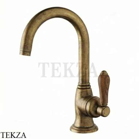 Nicolazzi Cinquanta Смеситель для раковины без гарнитура Forest, 3454TCOG77C, Raw Brass