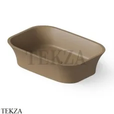 Dea Design Washbasins Раковина настольная 55х38 Solid Surface DD9030 550 2, Light Camel №2