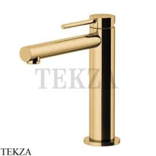 Gattoni Circle One Смеситель для раковины, с донным клапаном 9044/90SG, Gold Satin