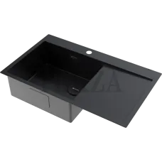 Omoikiri Akisame 86-L Side Кухонная мойка нерж. сталь прямоугольная 86-L GB 4997043 графит Omoikiri Akisame 86-L Side Кухонная мойка нерж. сталь прямоугольная 86-L GB 4997043 графит