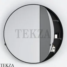 CIELO CATINO ROUND BOX Зеркальный шкаф круглый CASPCT NM, черный матовый
