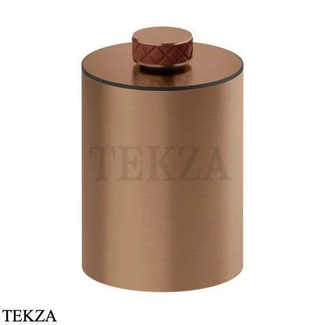 Gessi Pelle Tresse Ведерко, корзина для мусора, 78690-445, Red Cherry/ Copper Br. PVD