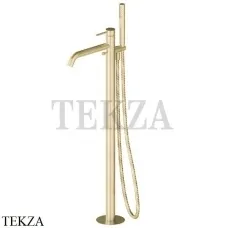 Newform X-Steel 316 Смеситель для ванны напольный, внешняя часть 69684EX.59.098, PVD Brushed pale gold Newform X-Steel 316 Смеситель для ванны напольный, внешняя часть 69684EX.59.098, PVD Brushed pale gold