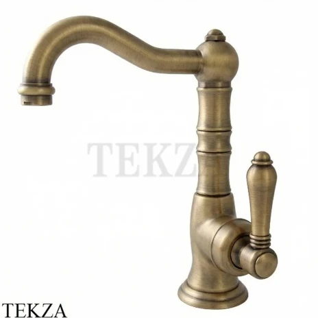 Nicolazzi Cinquanta Смеситель для раковины высокий, без гарнтирура El Capitan, 3458TCBZ75C, бронза classic