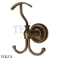 Migliore Mirella Крючок тройной для халата и полотенец 17173, бронза classic Migliore Mirella Крючок тройной для халата и полотенец 17173, бронза classic