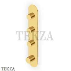 Zucchetti Todd Термостат для душа на 3 потока, внешняя часть ZTD665.C41, brushed gold