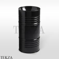 Kerasan Artwork Раковина свободностоящая BARREL, слив в пол, сифон, 4742K04 черный