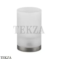 Gessi Emporio Стакан настольный стекло сатин 38833-149, Finox Brushed Nickel