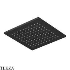 Zucchetti Верхняя душевая лейка 20х20 для кронштейна Z94268.N1, черный goffrato