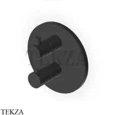 Zucchetti Pan Термостат для душа, 2 выхода, внешняя часть Z94651.N6, матовый черный